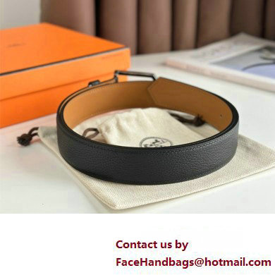 Hermes Licol belt buckle  &  Reversible leather strap 35 mm 03 2023